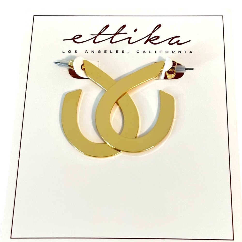 ETTIKA 18K Gold Plated Earrings